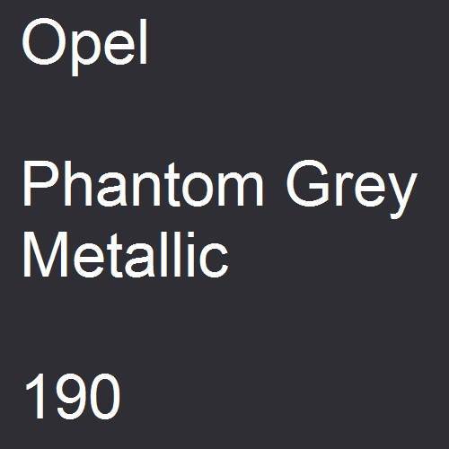 Opel, Phantom Grey Metallic, 190.